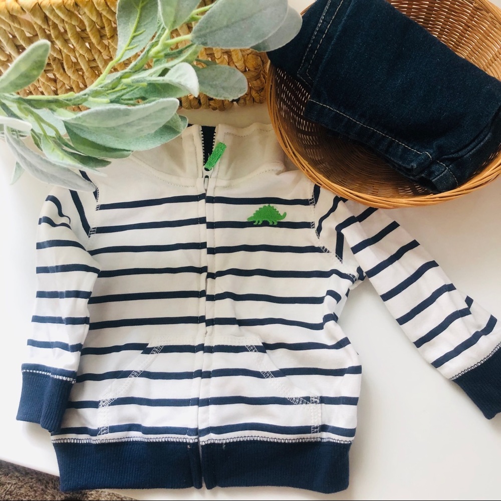 2 for $10. Carter’s Navy Striped light jacket